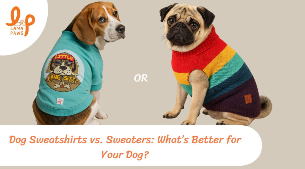 Dog Sweatshirts vs Sweaters Whats Better for Winter Walks